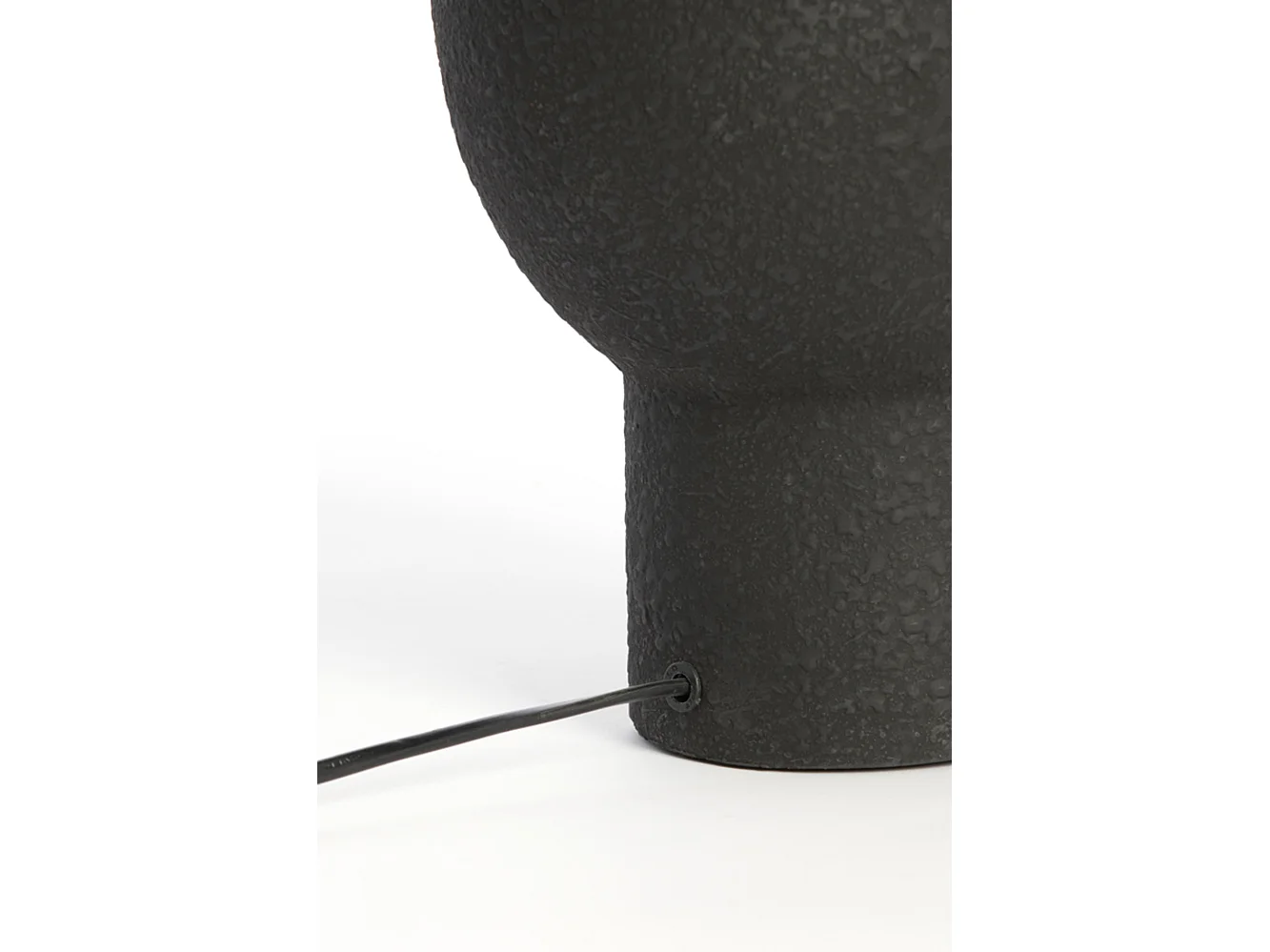 Lampe de table MONK - 18,5x17x30cm - Noir
