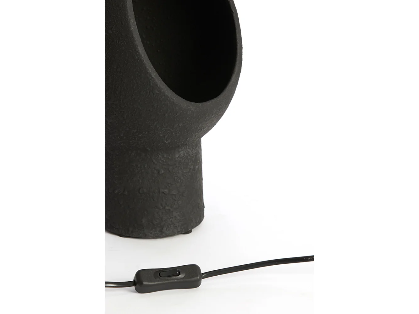 Lampe de table MONK - 18,5x17x30cm - Noir