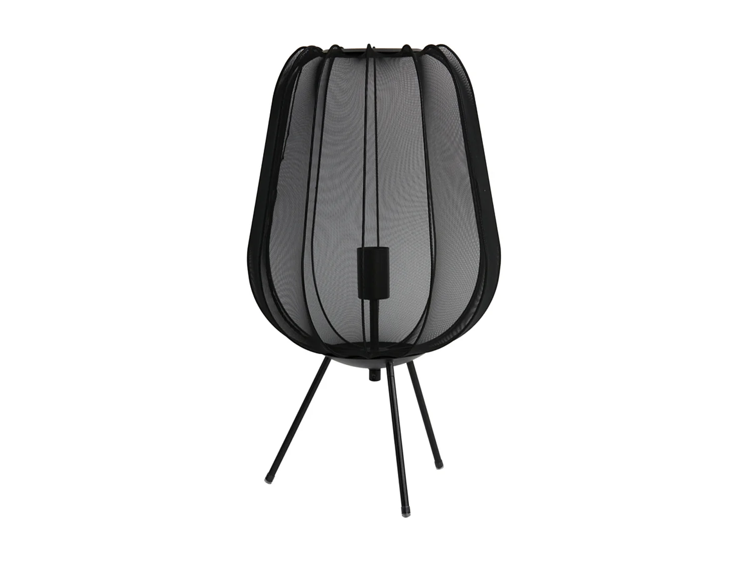 Tischlampe PLUMERIA - Ø34x60cm - Schwarz