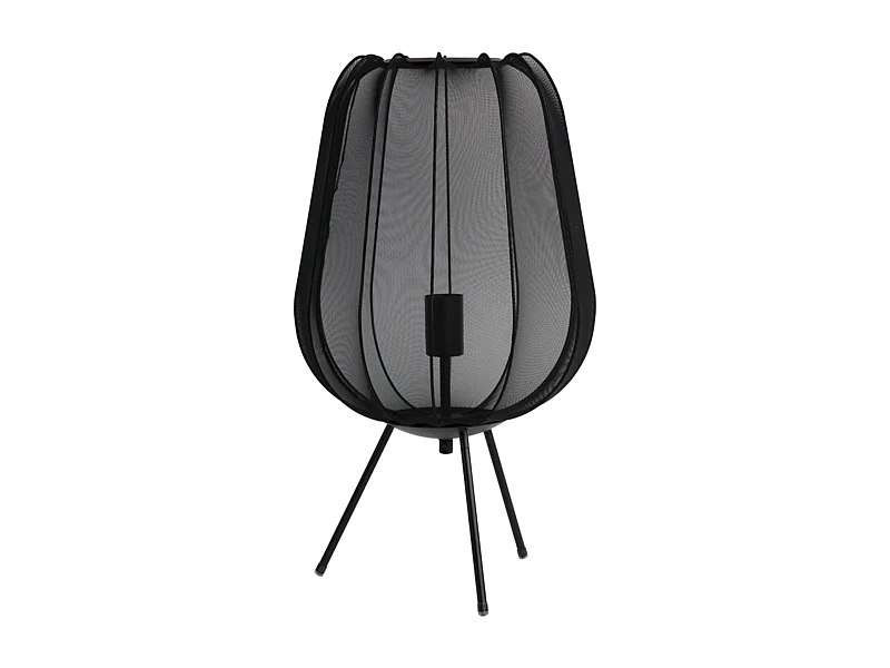 Tafellamp PLUMERIA - Ø34x60cm - Zwart