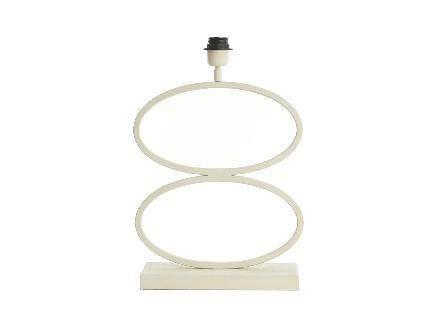 Pied de lampe STELIUS - 33x17x42cm - Blanc