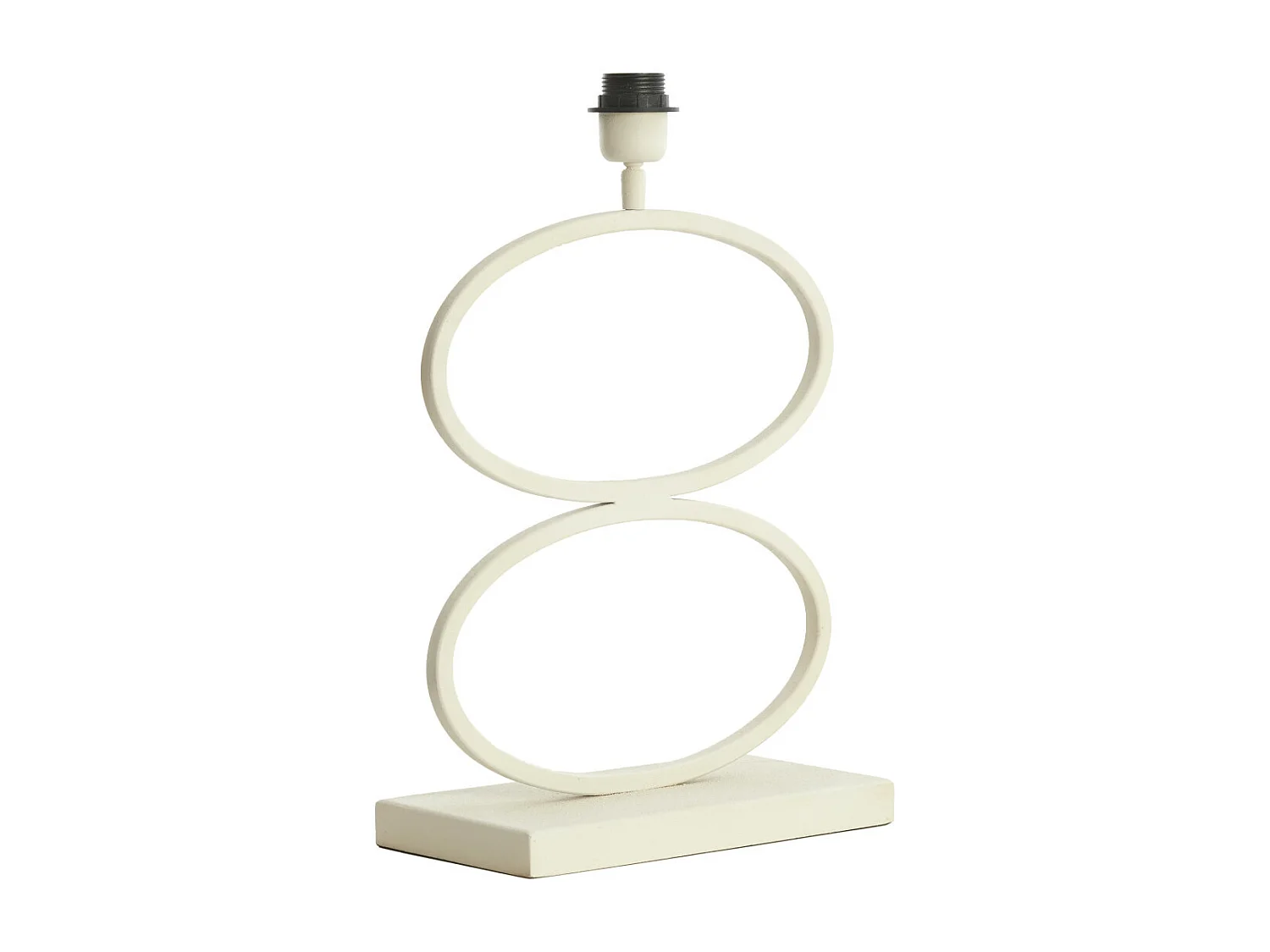 Pied de lampe STELIUS - 33x17x42cm - Blanc
