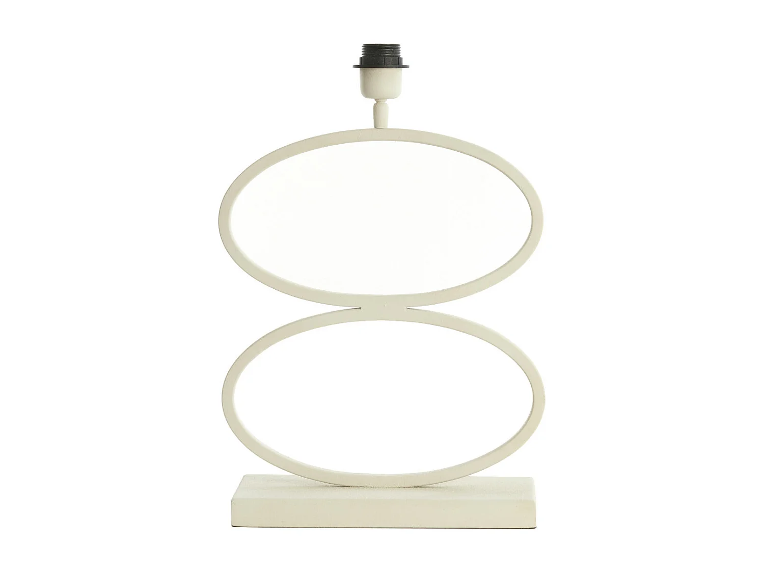 Pied de lampe STELIUS - 33x17x42cm - Blanc