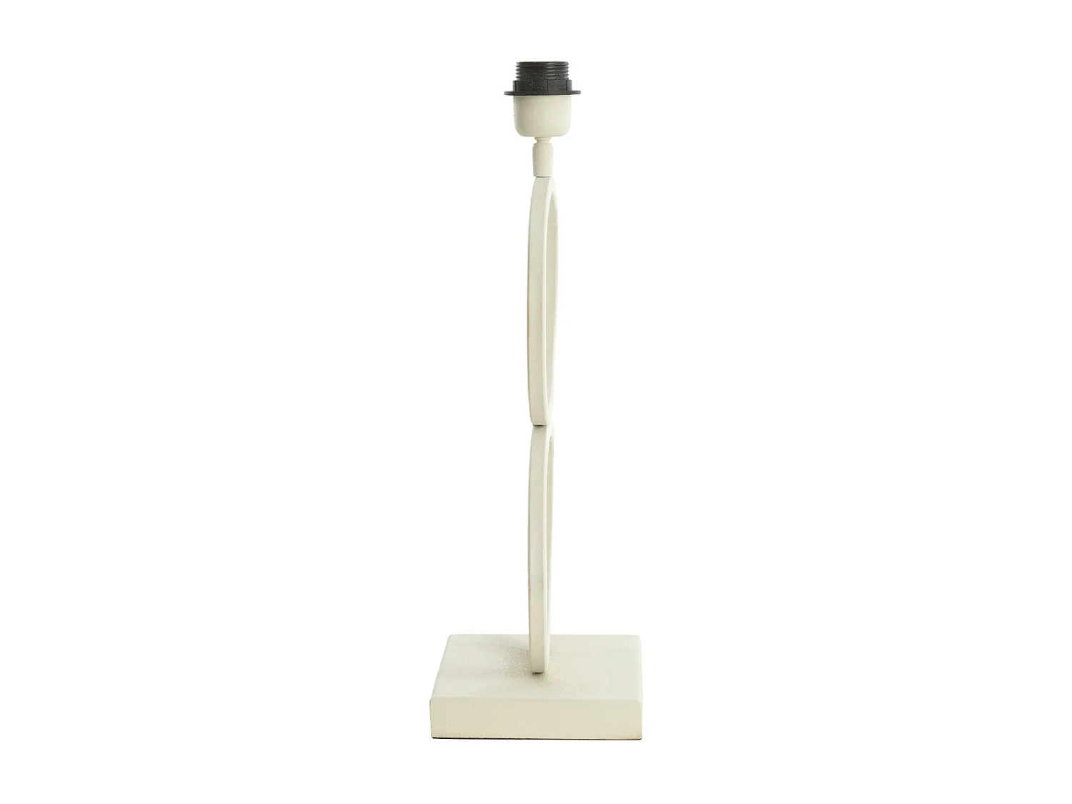 Pied de lampe STELIUS - 33x17x42cm - Blanc