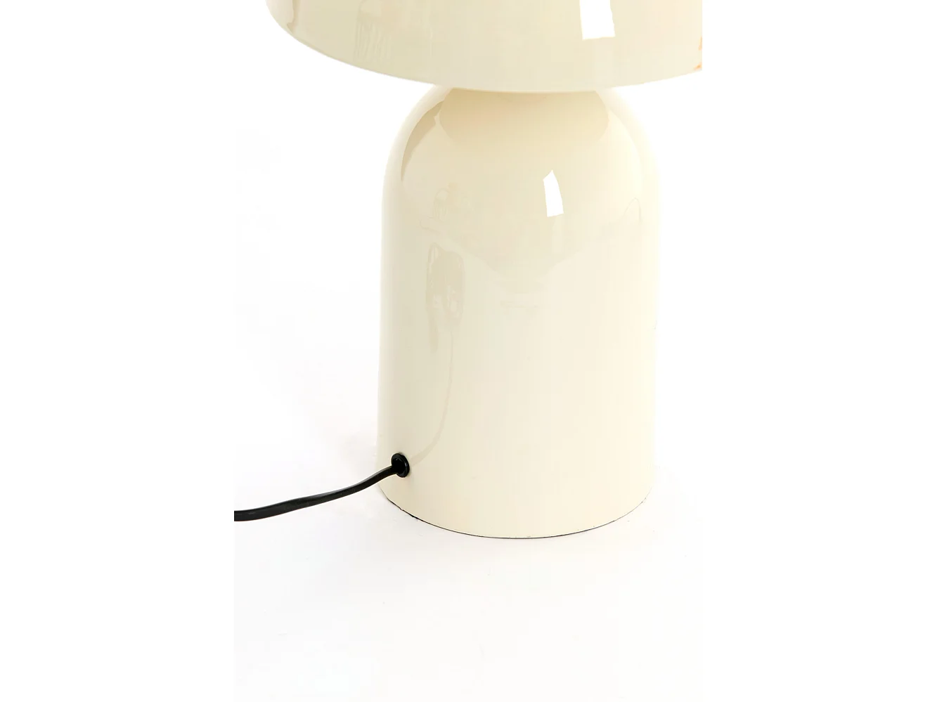 Lampe de table TOLIMA - Ø23x35cm - Blanc