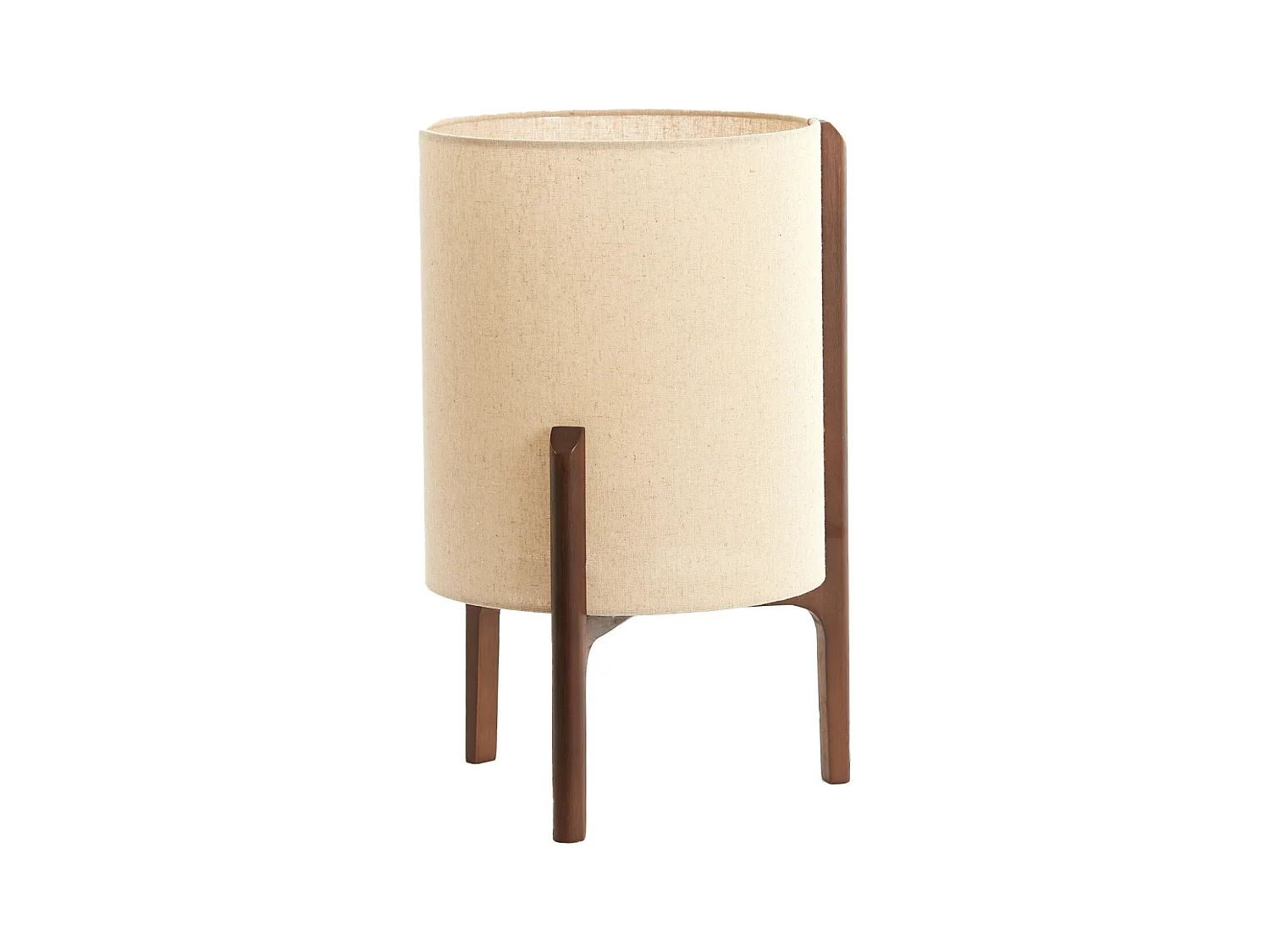 Lampe de table LITTO - Ø28x44cm - Marron