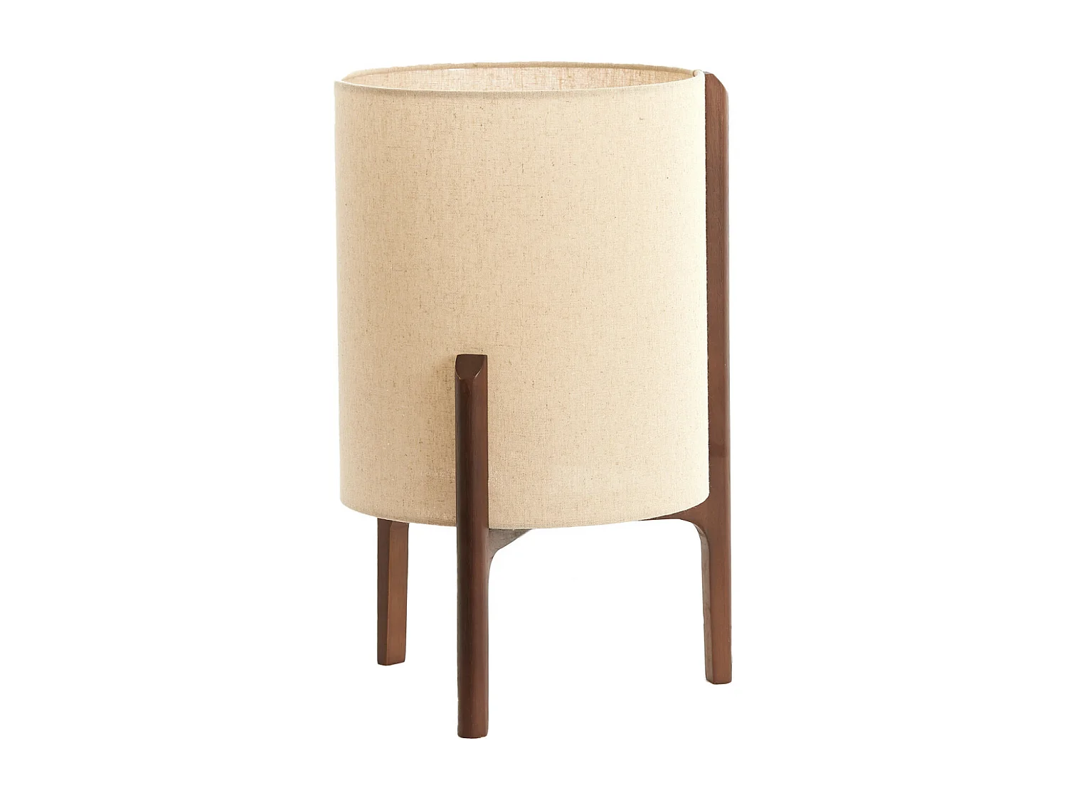 Tischlampe LITTO - Ø28x44cm - Braun