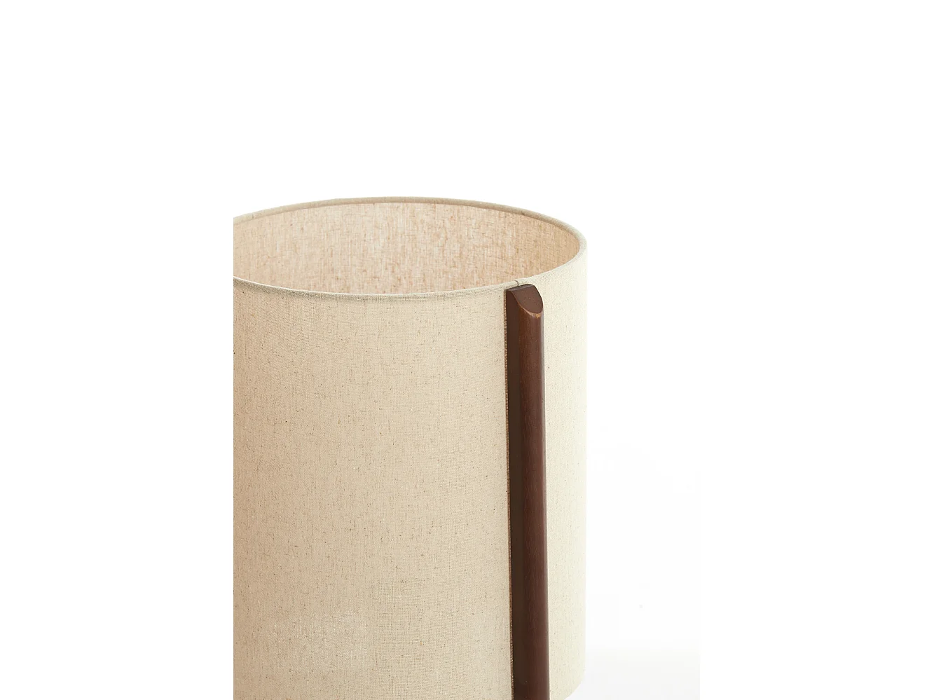 Tischlampe LITTO - Ø28x44cm - Braun