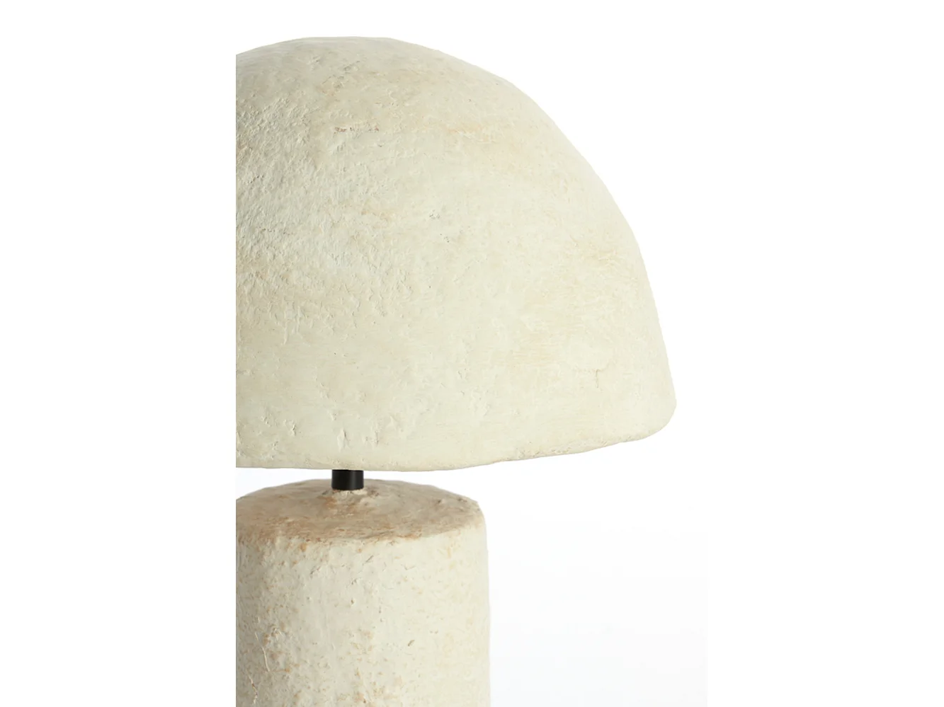 Lámpara de mesa QAZU - Ø30x48cm - Marrón