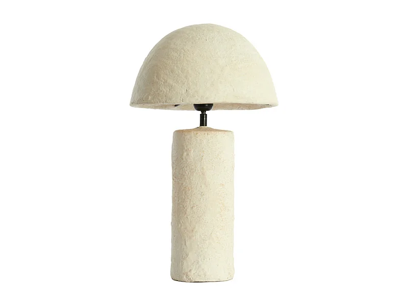 Lámpara de mesa QAZU - Ø30x48cm - Marrón