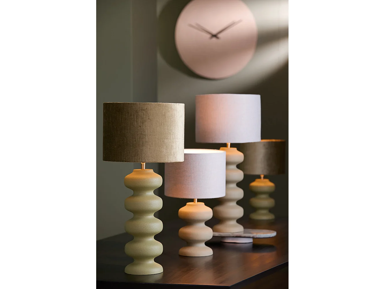 Lampvoet SOROCA - Ø15x42cm - Groen