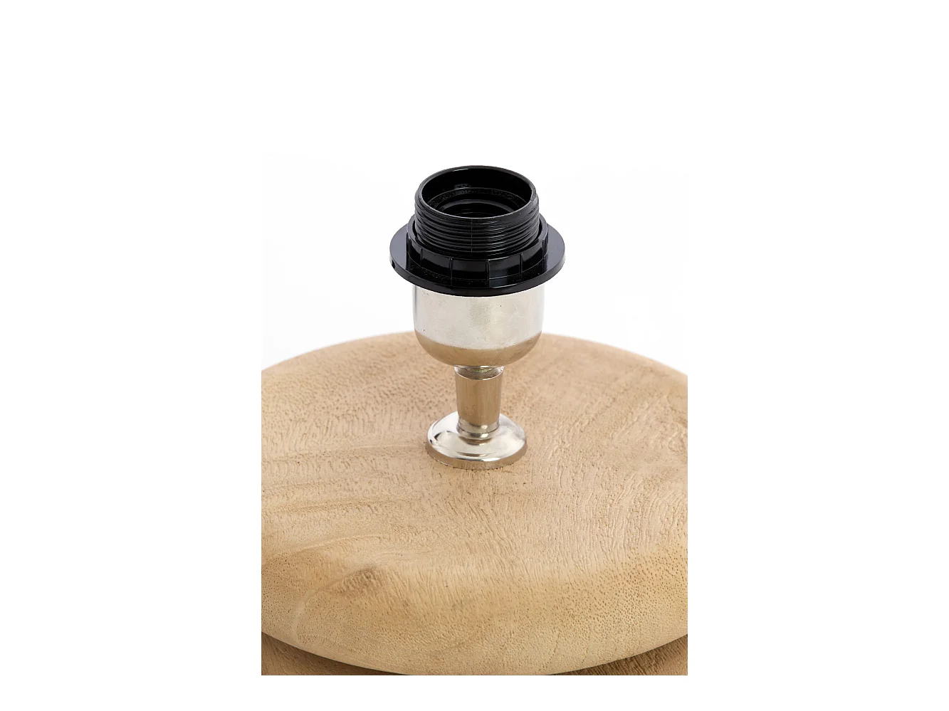 Pied de lampe EBOLI - Ø20x9cm - Marron