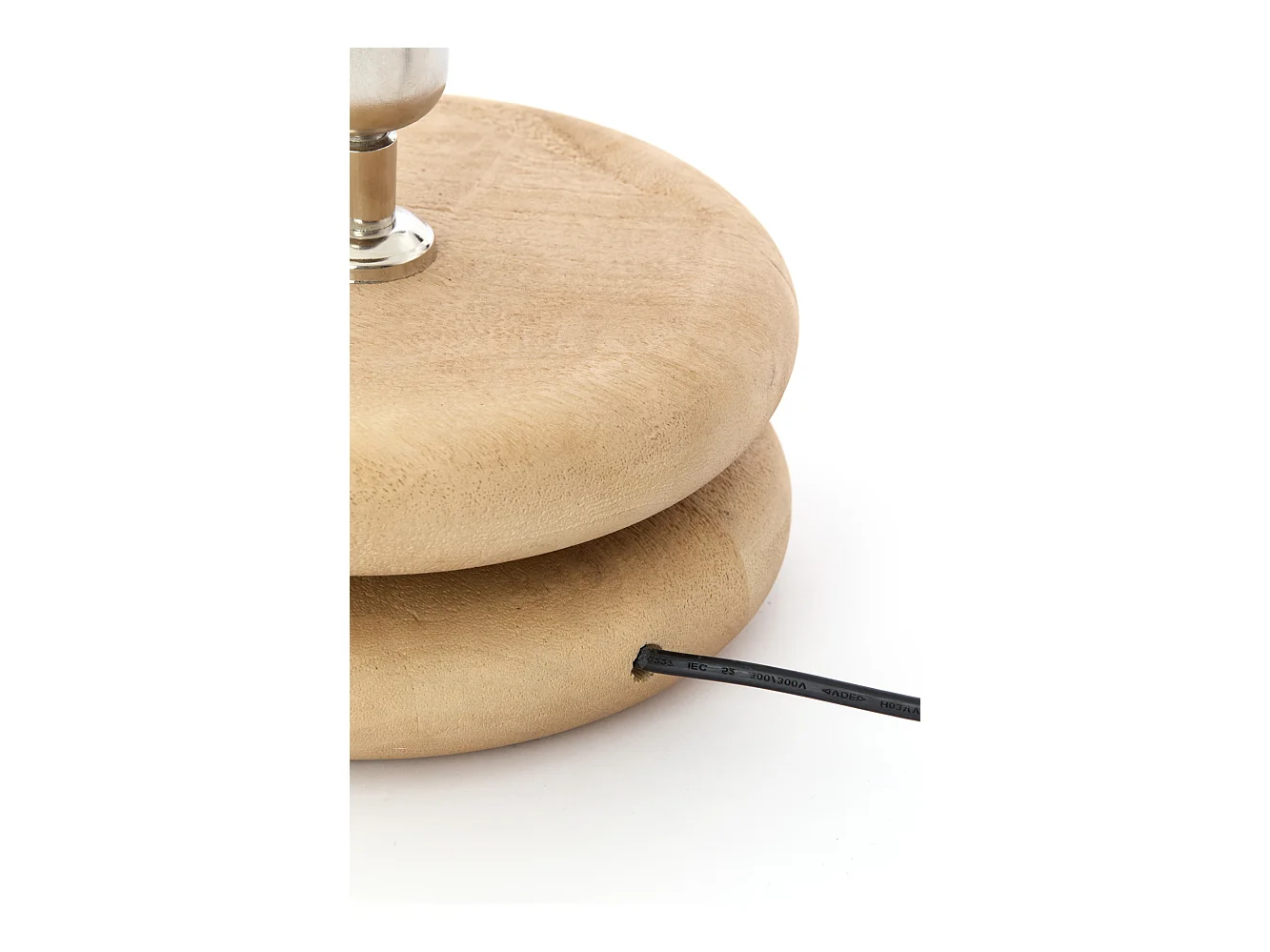 Lampvoet EBOLI - Ø20x9cm - Bruin