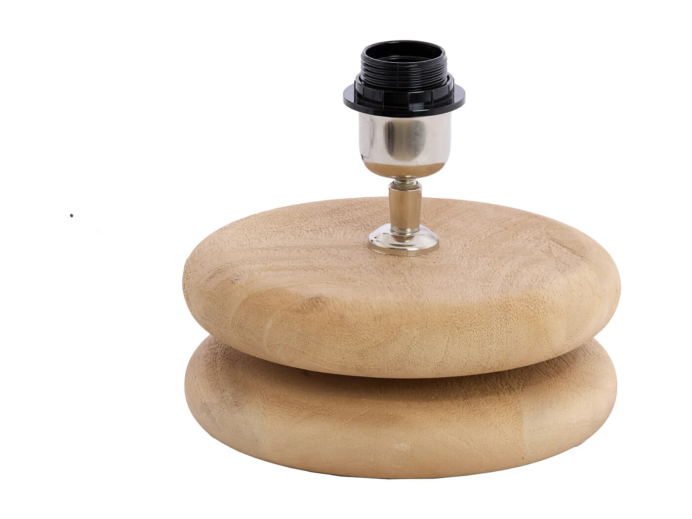 Pied de lampe EBOLI - Ø20x9cm - Marron