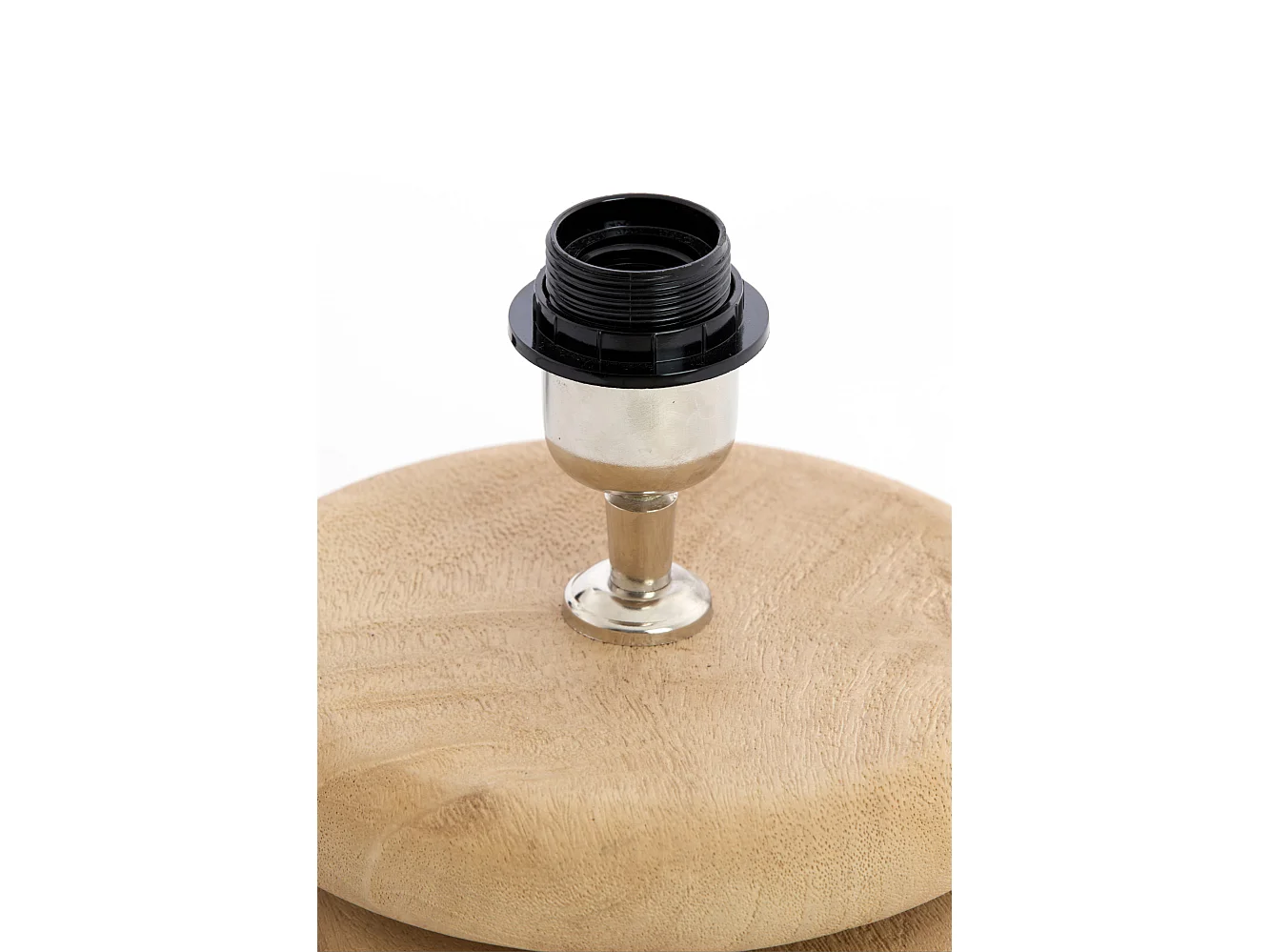 Pied de lampe EBOLI - Ø20x9cm - Marron