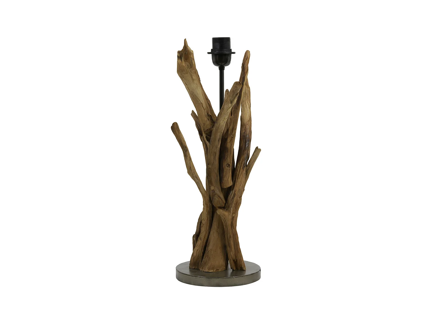 Pied de lampe BLUMA - Ø18x50cm - Marron