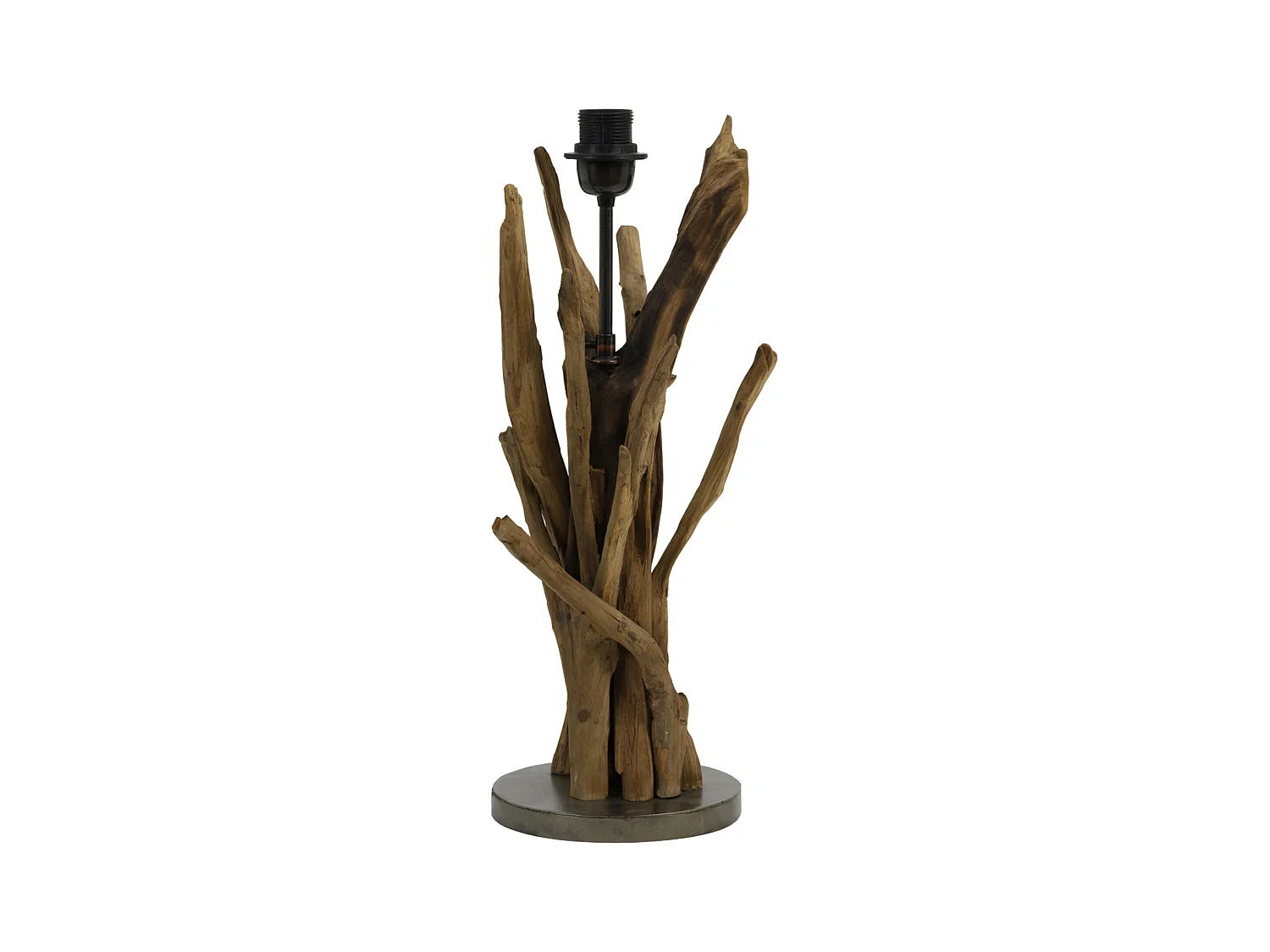 Pied de lampe BLUMA - Ø18x50cm - Marron