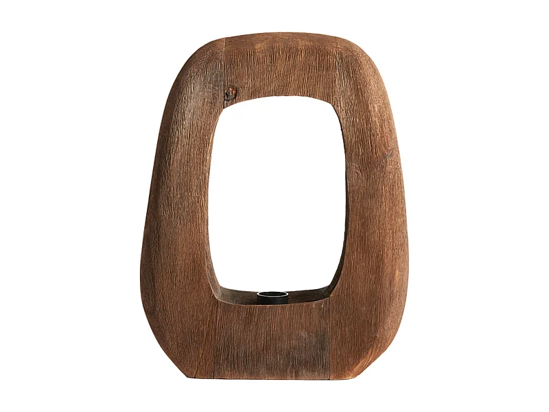 Tafellamp KELAFO - 33x10x40cm - Bruin