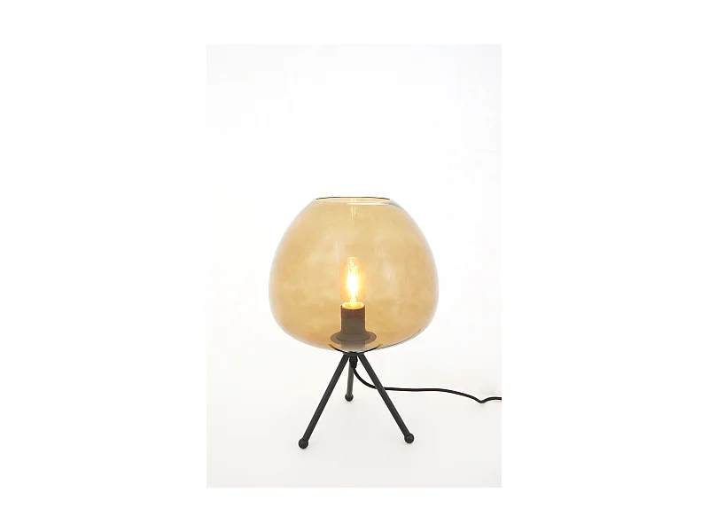 Lampe de table MAYSON - Ø30x43cm - Marron