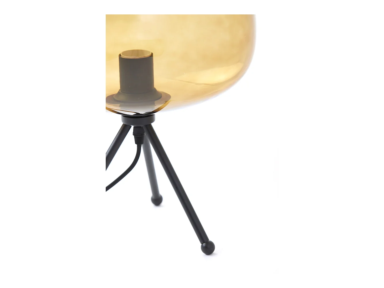 Lampe de table MAYSON - Ø30x43cm - Marron