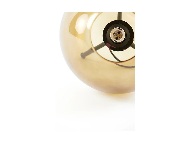 Lampe de table MAYSON - Ø30x43cm - Marron