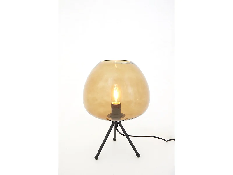 Lampe de table MAYSON - Ø30x43cm - Marron
