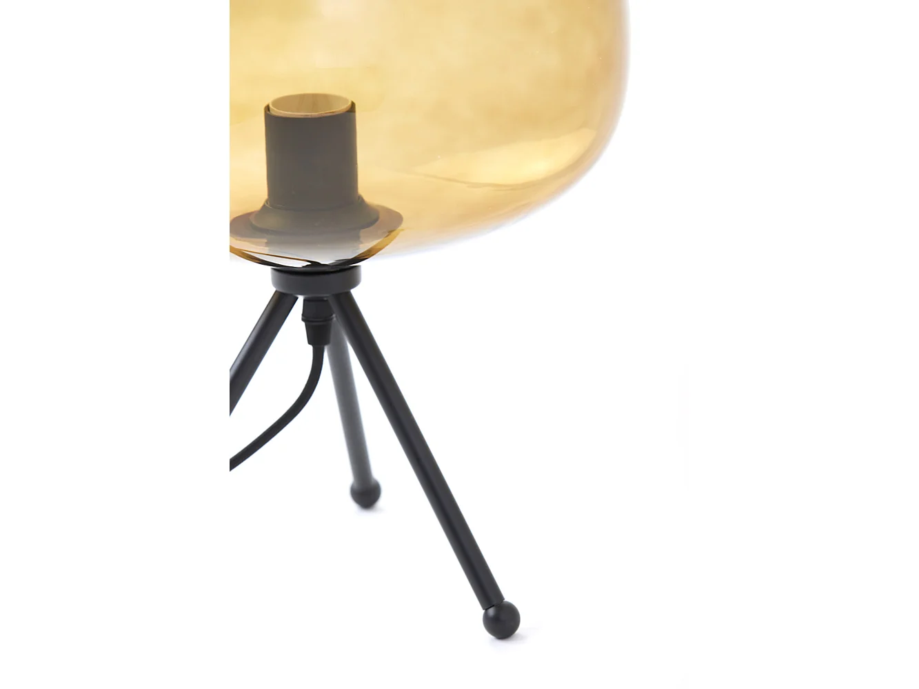 Lampe de table MAYSON - Ø30x43cm - Marron