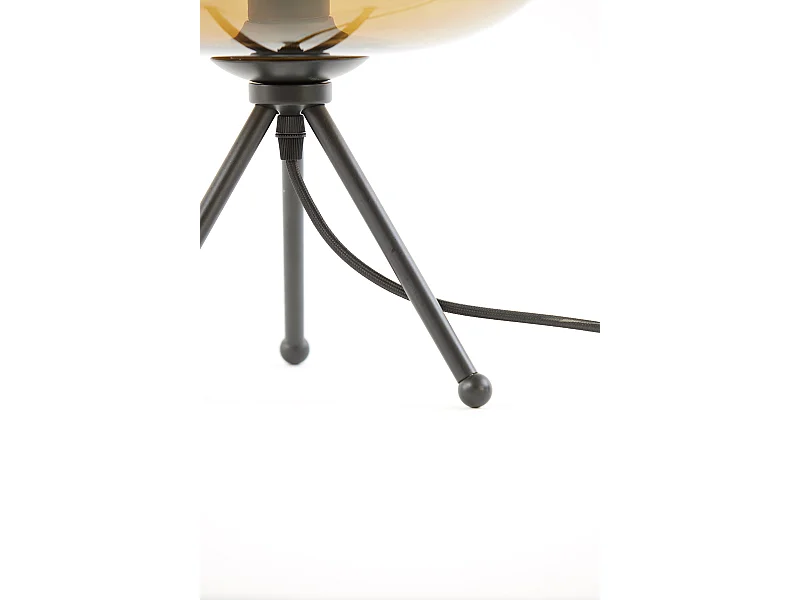 Lampe de table MAYSON - Ø30x43cm - Marron