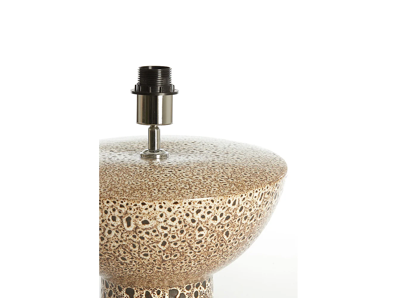 Pied de lampe YASUR - Ø32x22cm - Noir