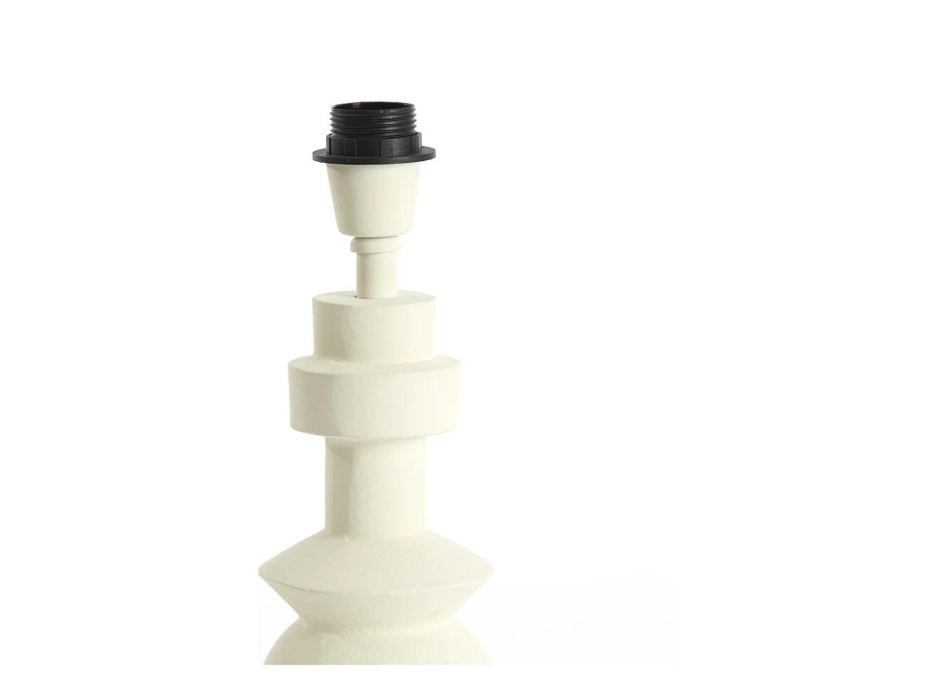 Pied de lampe ESINO - Ø24x30cm - Blanc