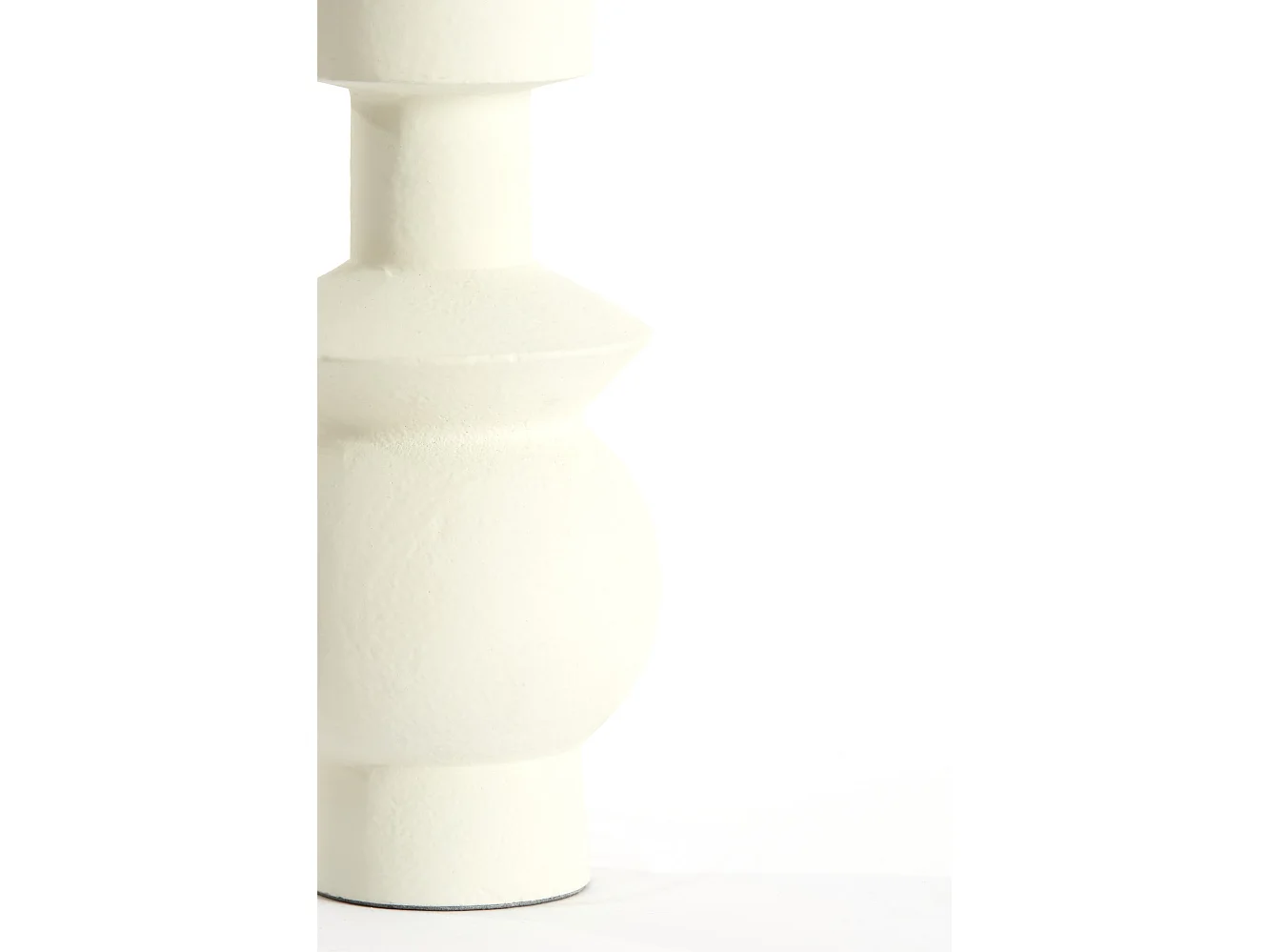 Pied de lampe ESINO - Ø24x30cm - Blanc