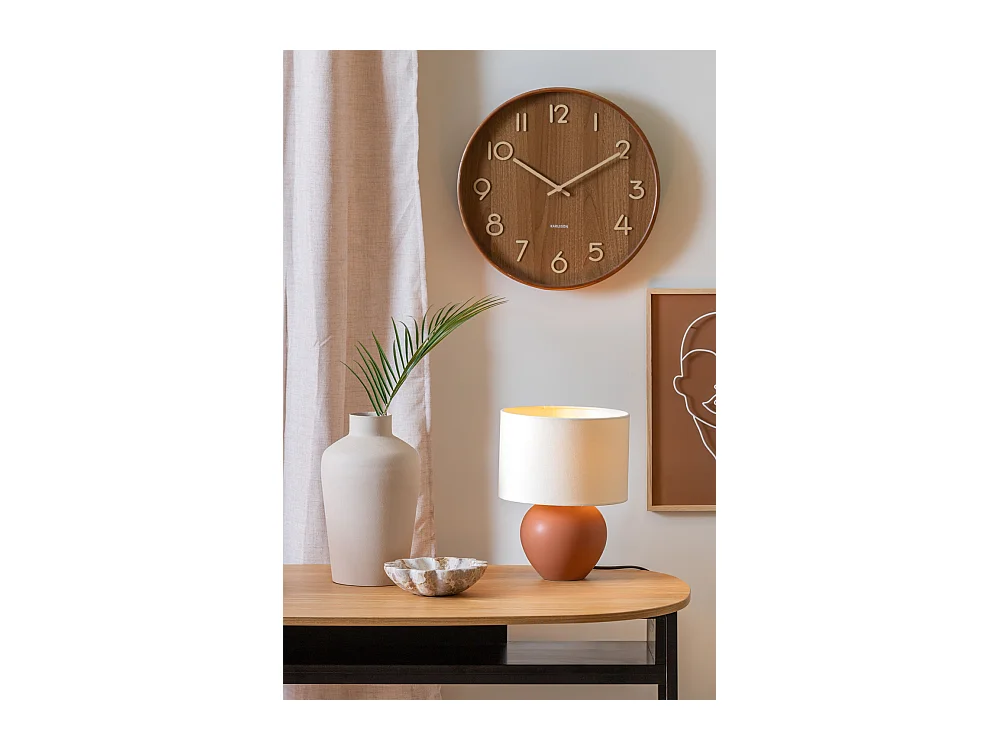 Lampe de table Alma Cone - Marron caramel