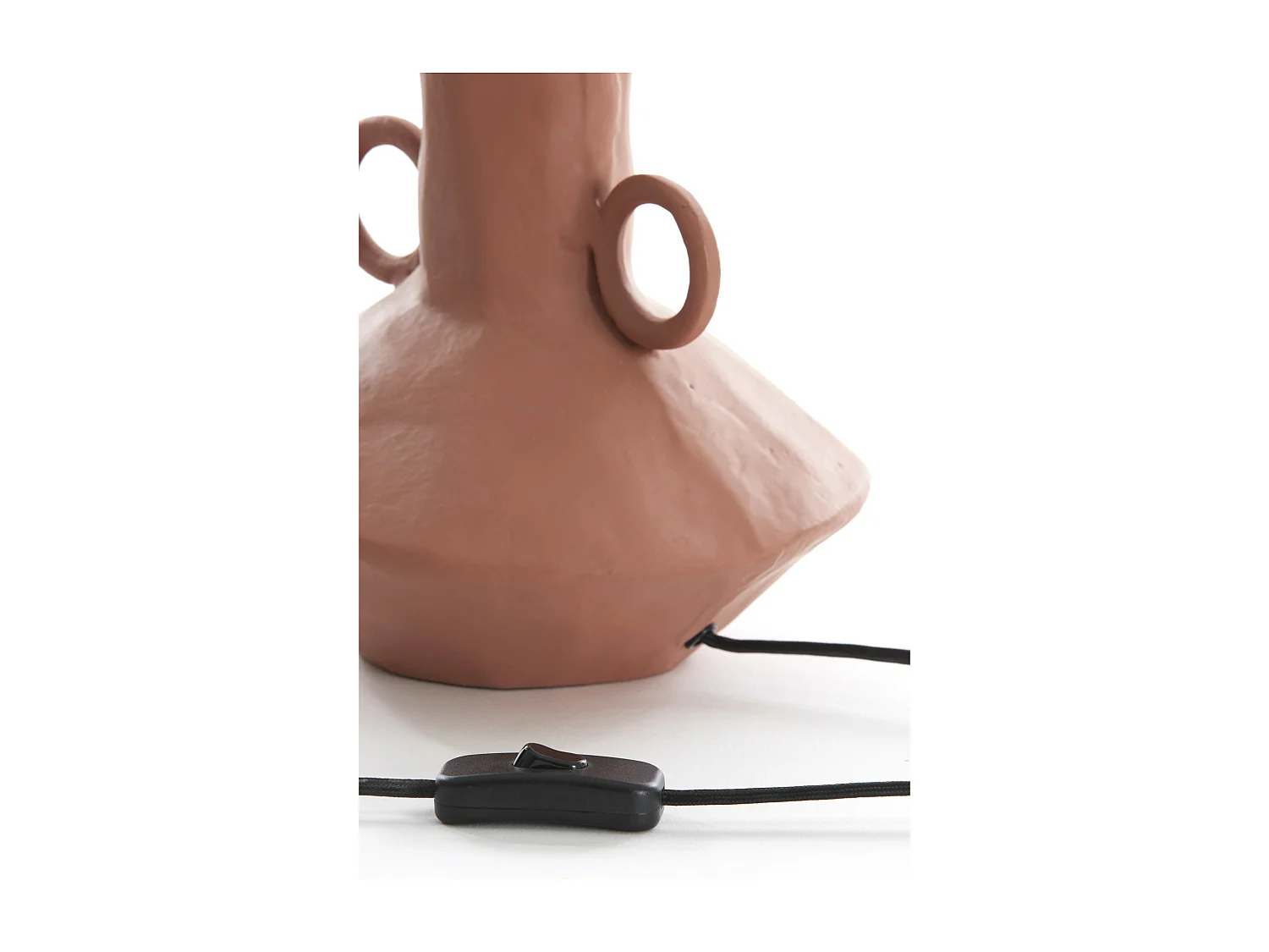 Pied de lampe BIVIO - 22x20,5x37,5cm - Rouge