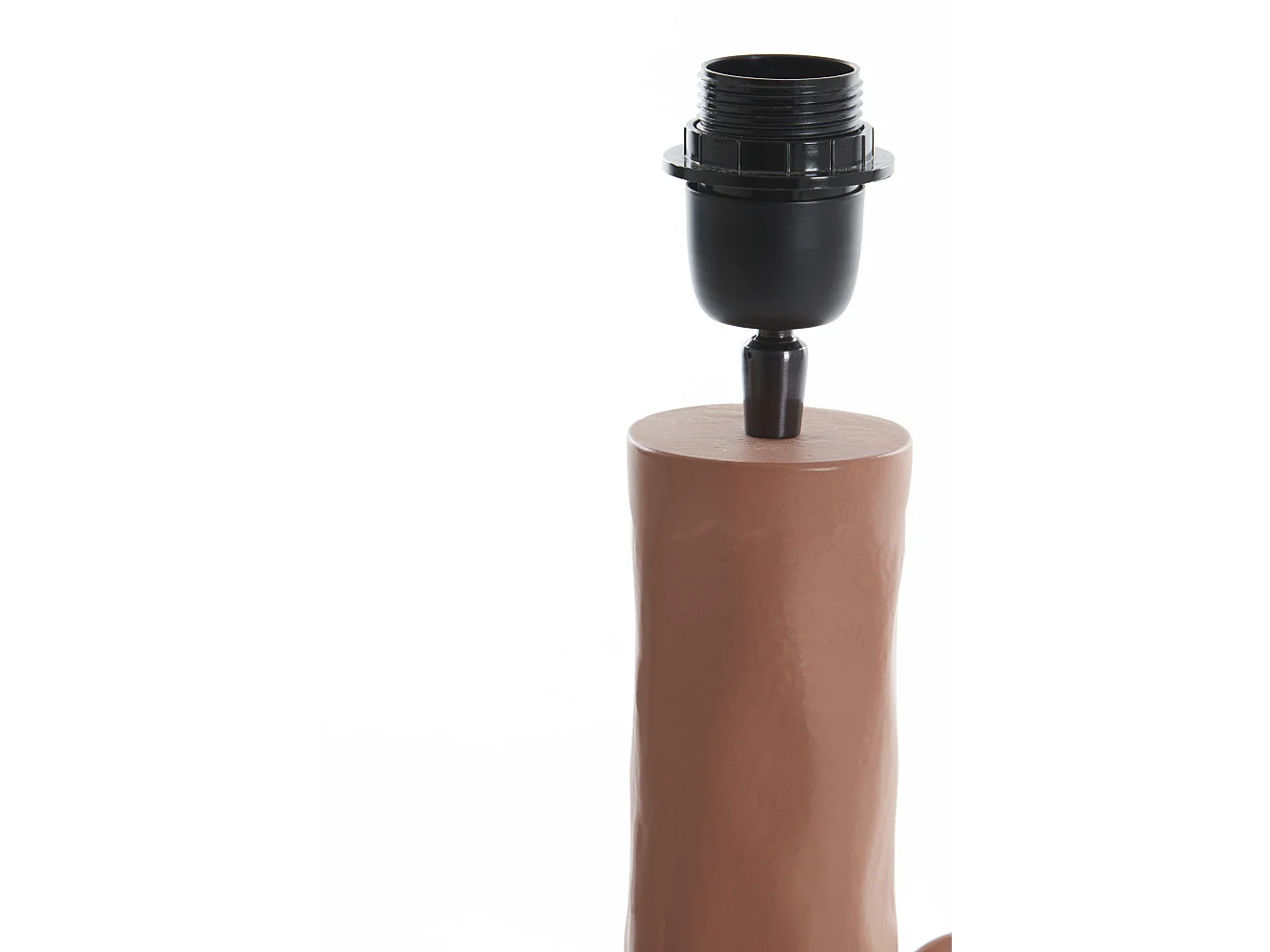 Pied de lampe BIVIO - 22x20,5x37,5cm - Rouge