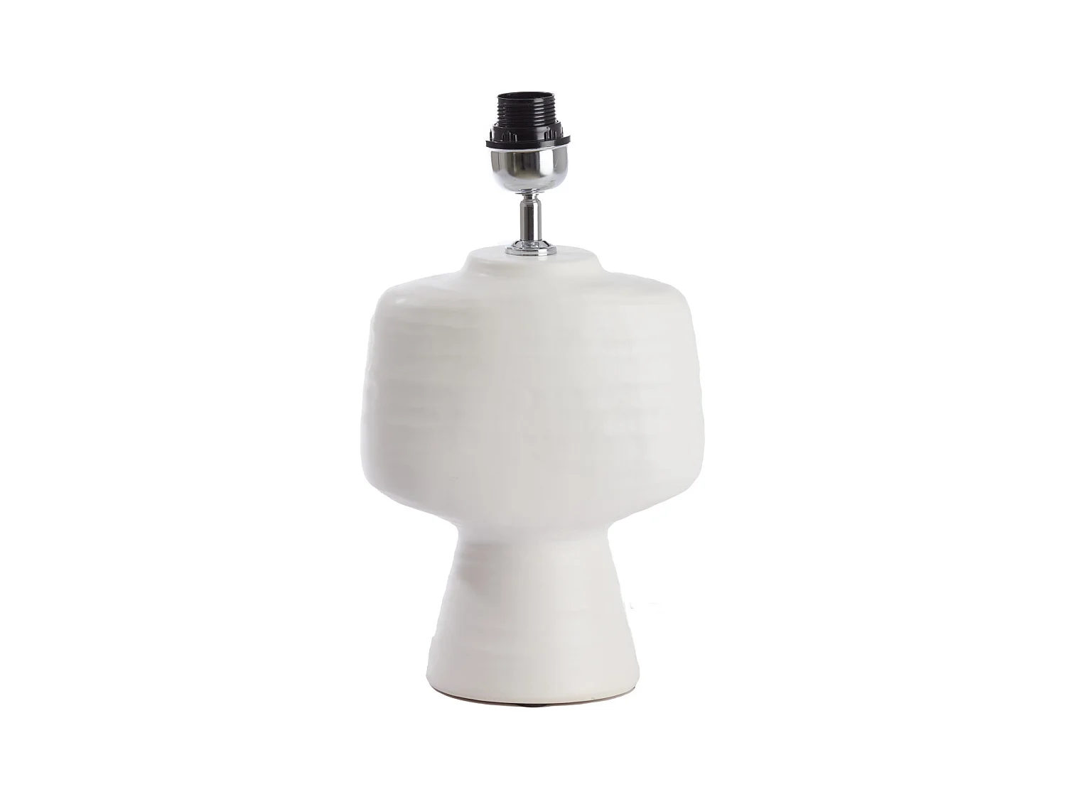 Pied de lampe GANDORO - 22,5x14,5x39cm - Blanc