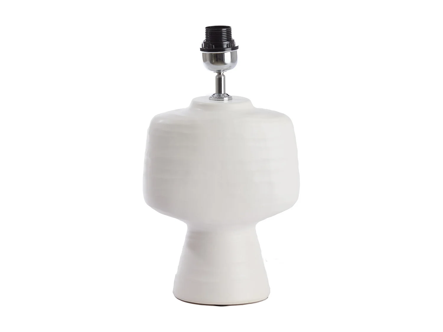 Pied de lampe GANDORO - 22,5x14,5x39cm - Blanc