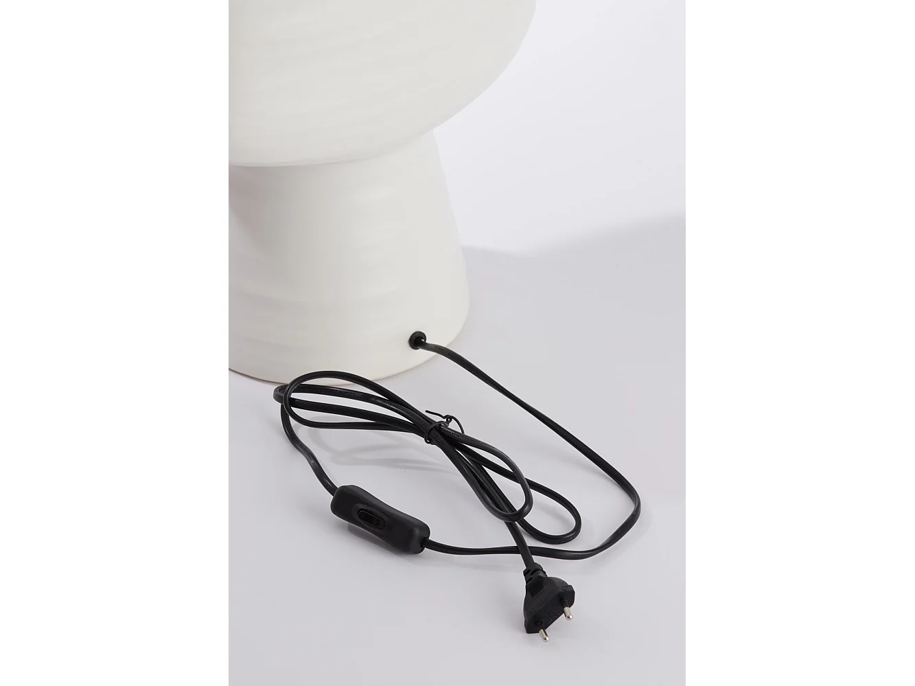 Pied de lampe GANDORO - 22,5x14,5x39cm - Blanc