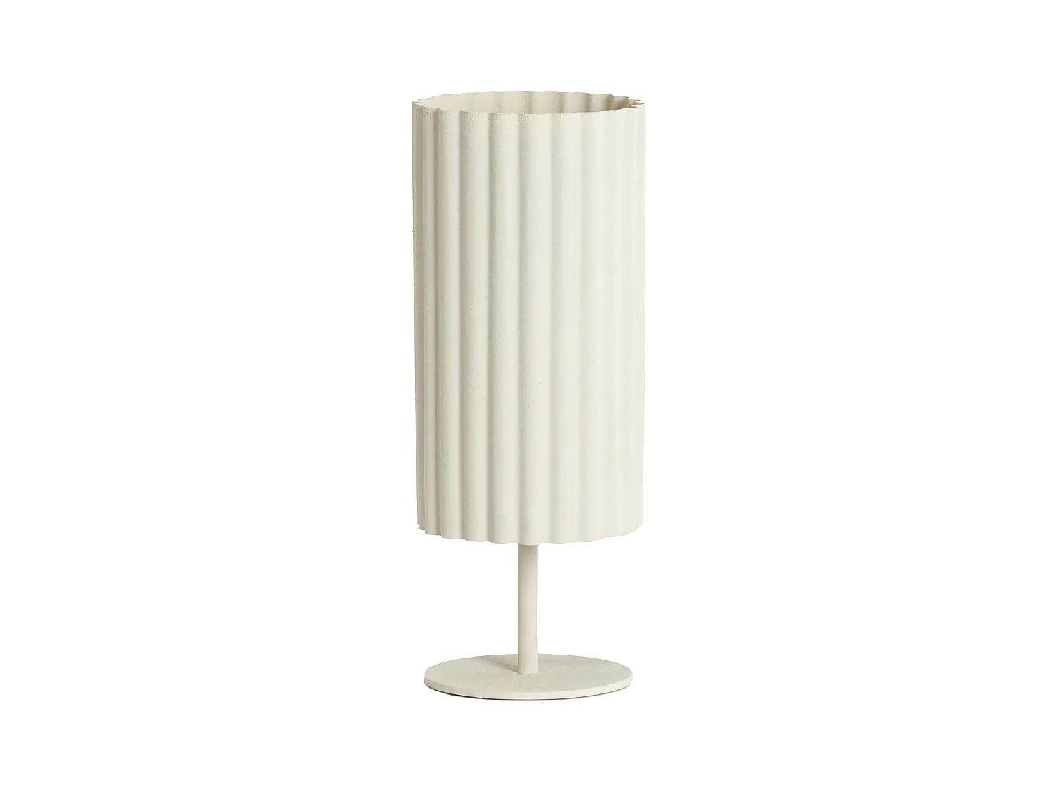 Lampe de table ARDALES - Ø16x42cm - Blanc