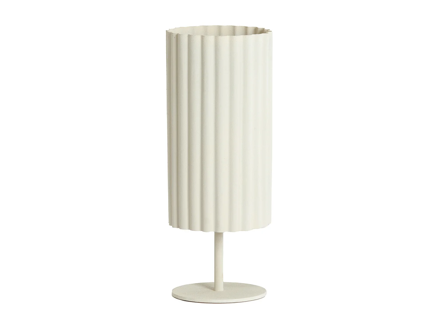 Lampe de table ARDALES - Ø16x42cm - Blanc