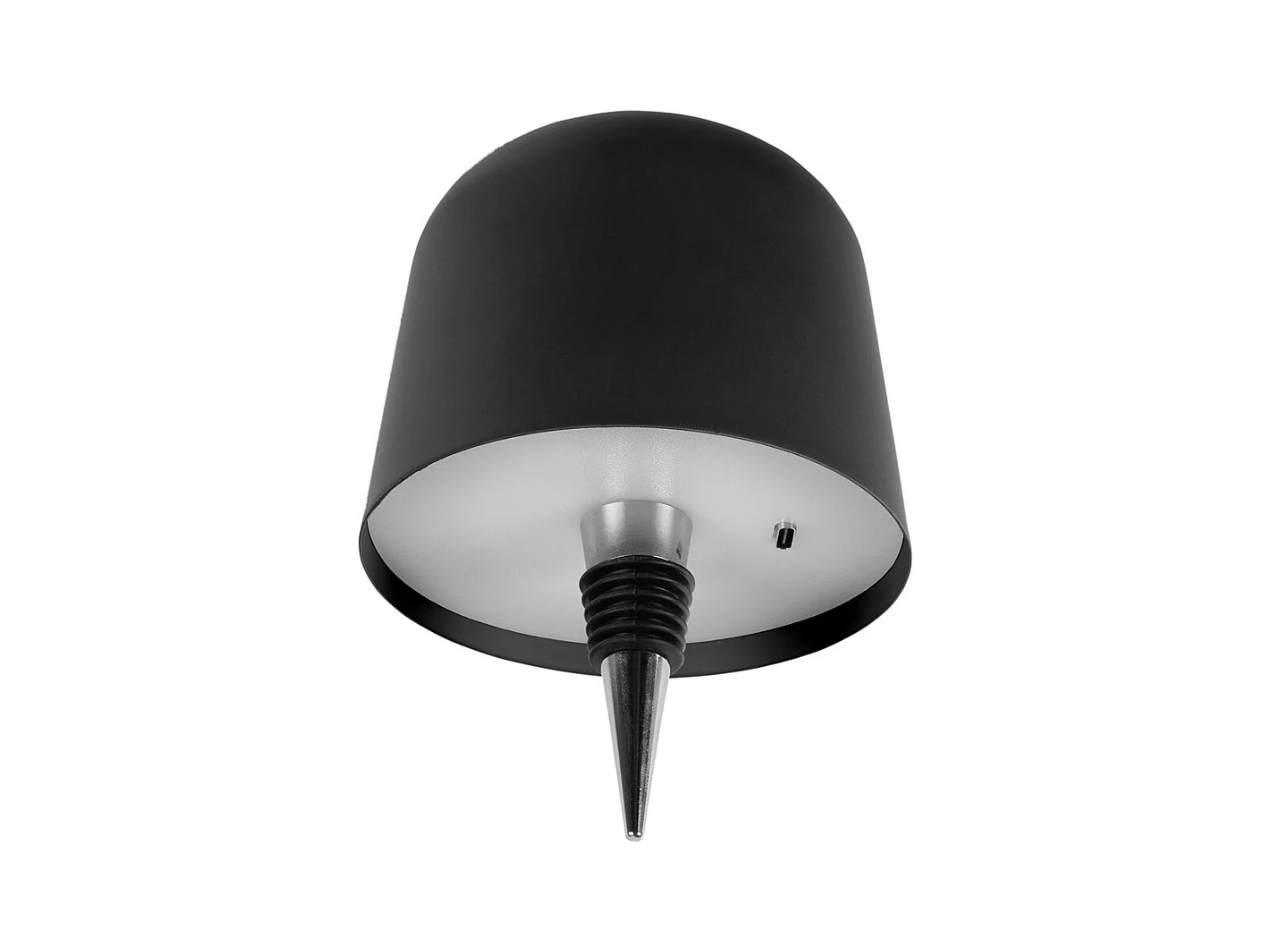 Lampe bouteille LED en forme de cône - Noir