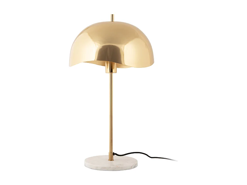 Lampe de table Waved Dome - Plaqué or