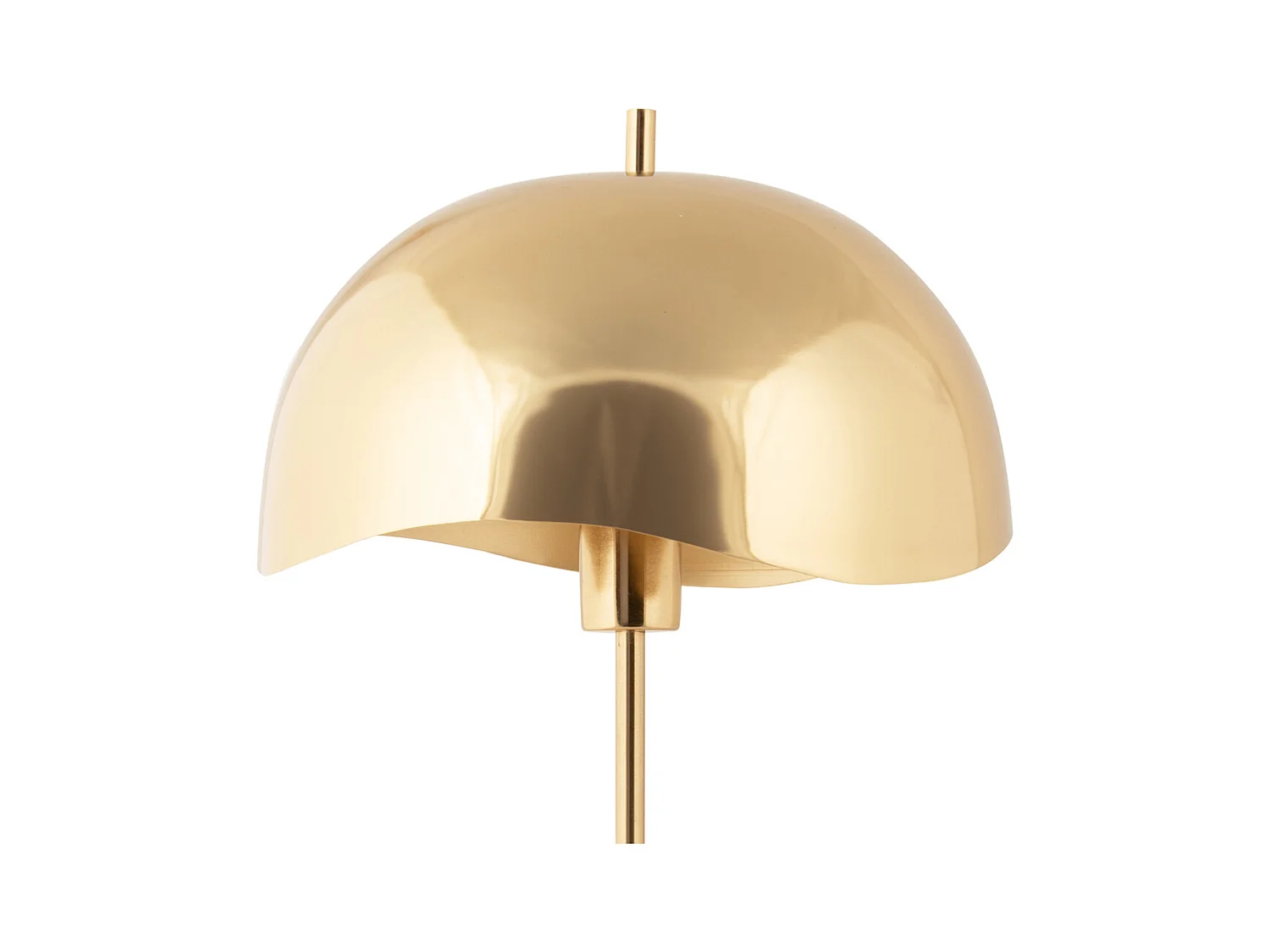 Lampe de table Waved Dome - Plaqué or
