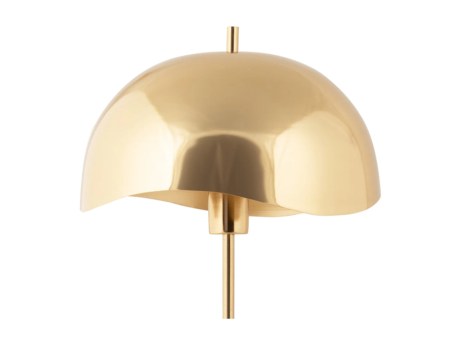 Lampe de table Waved Dome - Plaqué or