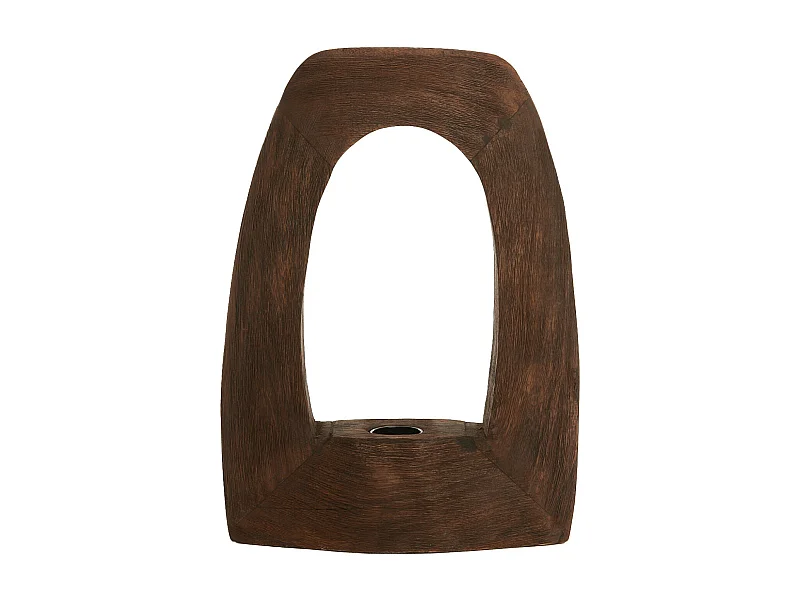 Lampe de table CARINI - 27x10x35cm - Marron