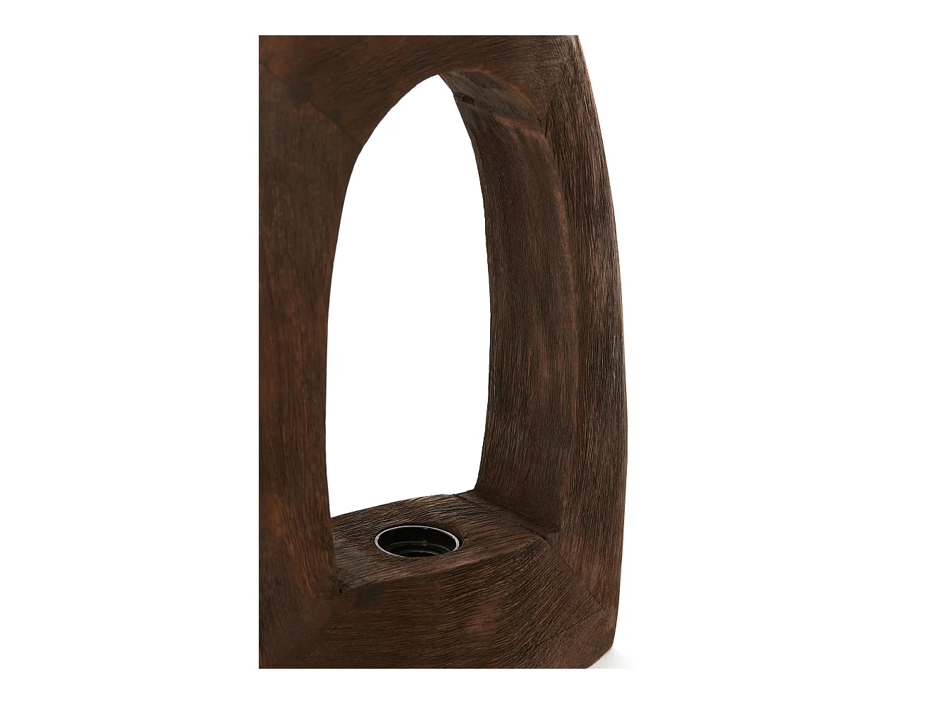 Lampe de table CARINI - 27x10x35cm - Marron