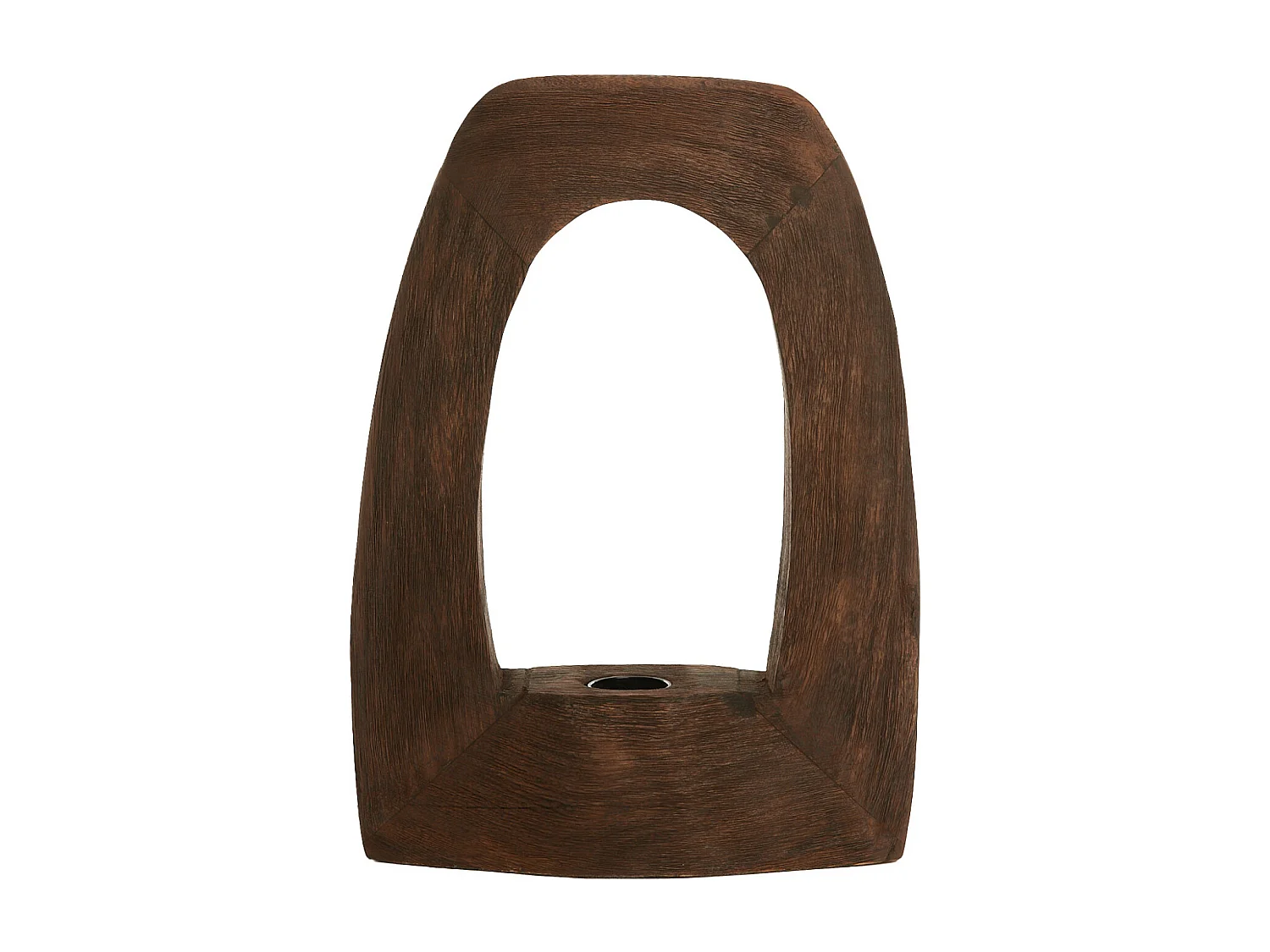 Tischlampe CARINI - 27x10x35cm - Braun