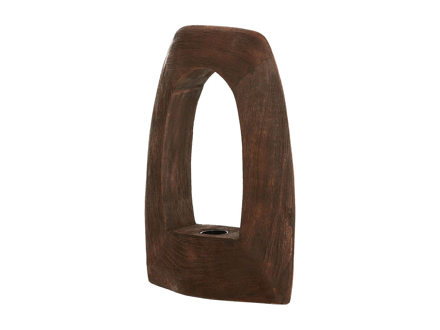 Tischlampe CARINI - 27x10x35cm - Braun