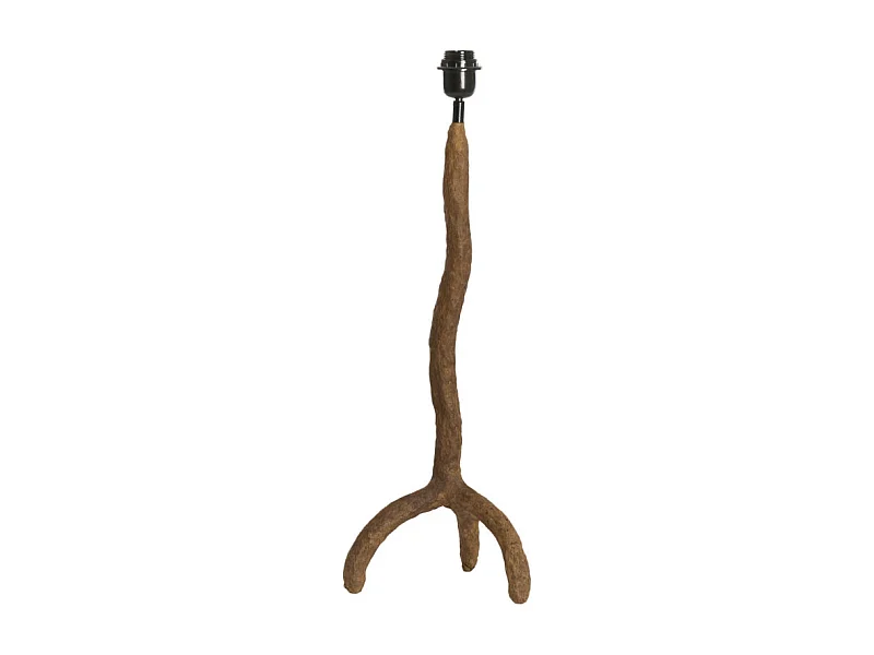 Pied de lampe GUJA - Ø20x57cm - Marron