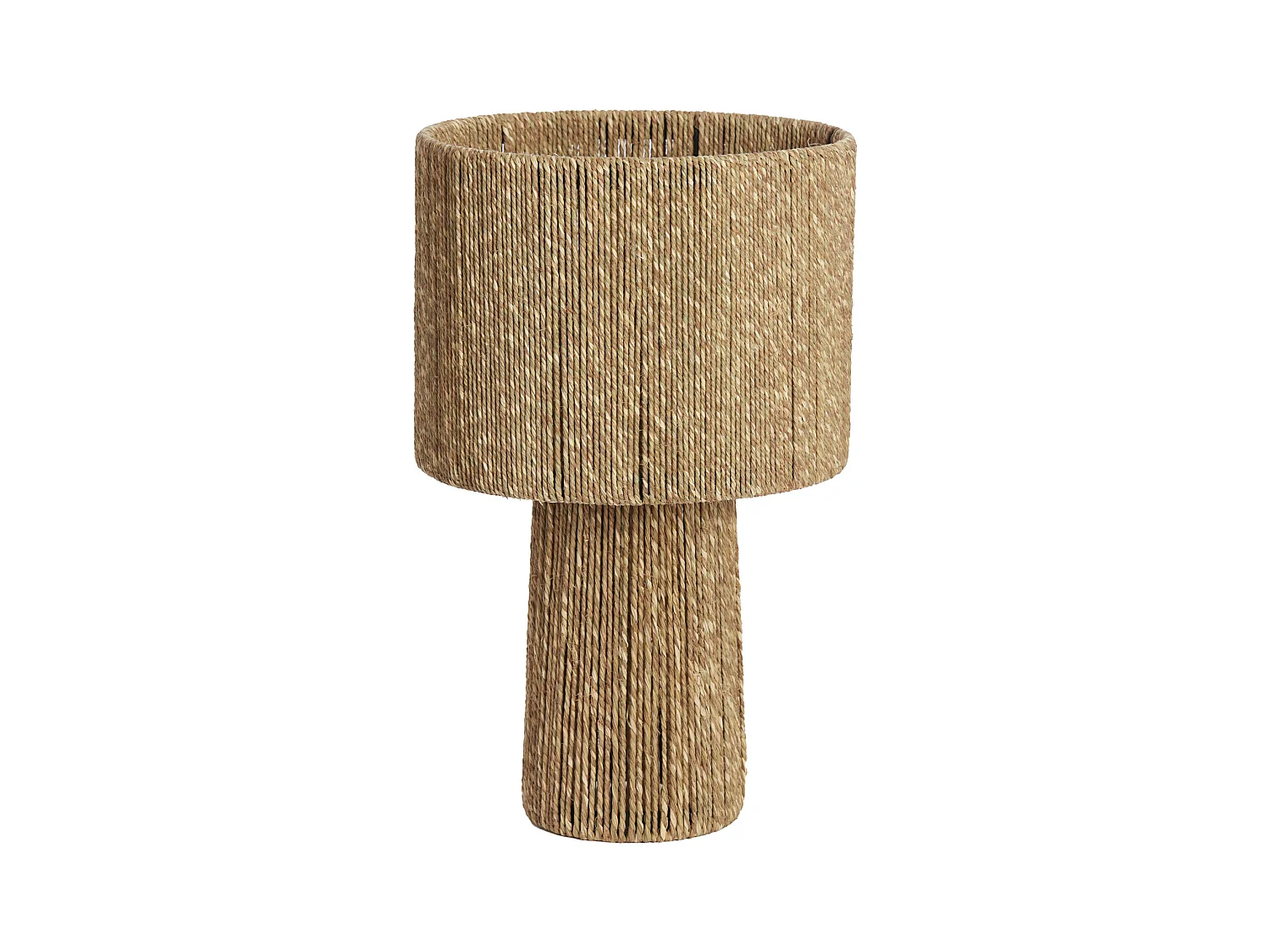Lampe de table PITINO - Ø31,5x51cm - Marron