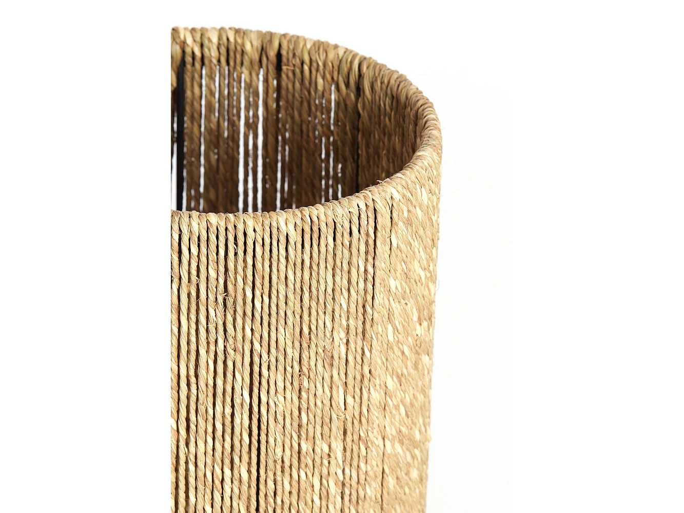 Lámpara de mesa PITINO - Ø31,5x51cm - Marrón